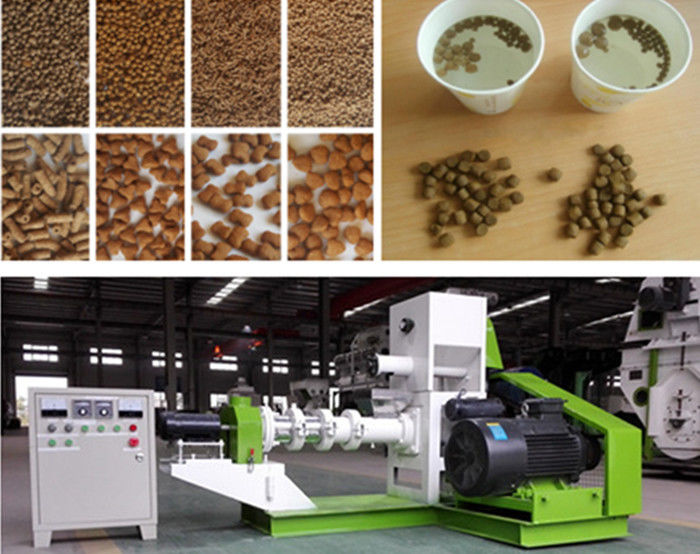 High Grade Aquatic Animal Feed Extruder Pellet Machine Wear Resisting 100 KG/H